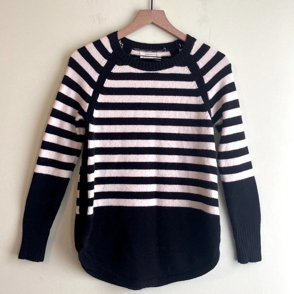 Anthropologie Rebekah Striped Tunic Sweater